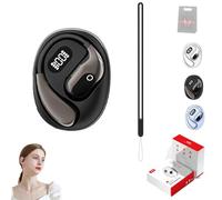 Ailsion Earbuds Translation, 2026 New AI Translation Open Ear Earbuds, Bluetooth 5.4 Noise Cancelling Headphones, 144 Languages for Travelers and Business (black)