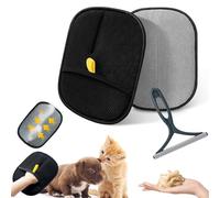 Ailsion Pet Hair Removal Glove,2025 New Ailsion Pet Hair Remover, Double-Sided Reusable Pet Hair Remover Electrostatic Gloves,Say Goodbye to Stubborn Fur,Smooth on All Fabrics - Clothes,Sofa,Rugs (#1)