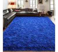 Ailyei 8x10 Large Area Rugs for Living Room, Ultra Soft Royal Blue Big Shag Rug for Bedroom Nursery, Modern Fluffy Plush Carpet for Girls Boys Kids Room Dorm Home Decor, Upgrade Non-Slip