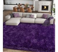 Ailyei Ultra Soft Rugs for Living Room 6x9 Purple, Large Big Shag Area Rug for Bedroom Nursery, Modern Fluffy Plush Carpet for Girls Boys Kids Room Dorm Home Decor, Upgrade Non-Slip