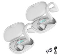 Ailymur V2 Translator Earbuds, Ailymur V2 Translation Earbuds Real Time, 144 Languages High Accuracy Online Translation, Compact & Portable Design for Business and Social Use (WHITE*2)