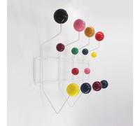 AILZCFX Coat Hook Wooden Ball, Coat Rack with 14 Hooks, Wall Coat Rack, Hook Rail with Colorful Balls Coat Rack for Entryway Hallway Bedroom Bathroom