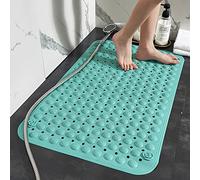 AILZCFX Extra Wide 90X60CM Non-Slip Soft Bath Mat Anti Slip PVC Shower Mat With Strong Suction Cups Non Skid Mats For Bathroom Toilet Hotel,Anti-Bacterial Safety Bathtub Mat