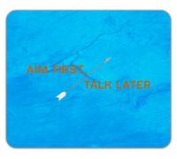 Aim First Talk Later Archery Target Practice Mouse Mat Pad 24cm x 19cm