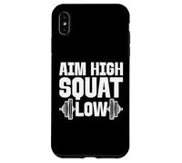 Aim High Squat Low Workout Weightlifting Case for iPhone XS Max