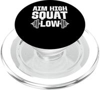 Aim High Squat Low Workout Weightlifting PopSockets PopGrip for MagSafe