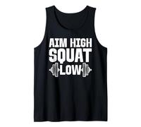 Aim High Squat Low Workout Weightlifting Tank Top