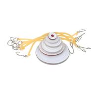 Aim Pads Shooting Target Accessory Lightweight round Super Fiber Material Rubber Band and Hook Easy Installation for Enthusiasts Training