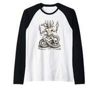 Aim The Bringer of the Fire Torch Raglan Baseball Tee