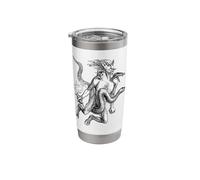 Aim Three Headed Man, Serpent, and Cat Stainless Steel Insulated Tumbler