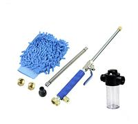 Aim Tools Hydro Jet High Pressure Washer Gun Car Washing Lance Power Water Nozzle Extendable Hose Foam Sprayer kit for Home Garden Window Car Washing Cleaning 171323 Blue