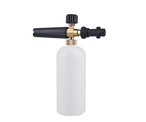 Aim Tools Snow Foam Lance Foam Cannon Adjustable 1L High Pressure Washer Soap Dispenser Bottle Nozzle Compatible with Karcher K2 K3 K4 K5 K6 K7 Pressure Washer Gun 171315