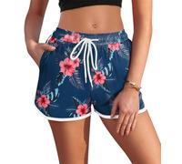 AI'MAGE Womens Swimming Shorts Board Shorts with Liner Surf Beach Shorts Ladies Swim Trunks Quick Dry Shorts Swimwear Adjustable Drawstring and Pockets