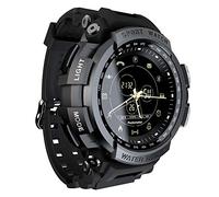 AIMAISEN Electronic Sport Watch for Men Outdoor Multifunction Digital Waterproof Wristwatch with Calories Stopwatch Pedometer Call SMS Reminder Backlight for Running (Black)