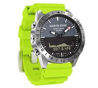 AIMAISEN Men's Military Smart Watch Electronic Outdoor Sports Watches 200M Waterproof 50M Depth Diving Wristwatch with Stopwatch Altitude Air Pressure Compass Calories (Green)