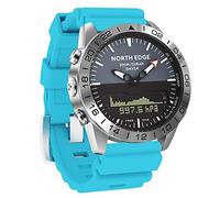 AIMAISEN Men's Military Smart Watch Electronic Outdoor Sports Watches 200M Waterproof 50M Depth Diving Wristwatch with Stopwatch Altitude Air Pressure Compass Calories (Blue)