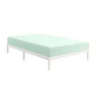 AIMANE Easy Care Wrinkle Resistant Microfiber Fitted Sheet Small Single 2ft 6" (76 × 190 cm) Duck Egg - Perfect for Bunk, Camp, Kids, Guest, Caravan, Campervan & RV Beds