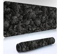 Aimaor Black Cloud Gaming Mouse Mat Large Mouse Pad -27.6 x 15.7 x 0.08 inch Non-Slip Rubber Base Mouse Pad Improved Precision and Speed Cool Desk Pad for Keyboard and Mouse