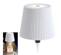 AIMARS Wireless Bottle Lamp, LED Wine Bottle Lamp, Rechargeable Touch Control Wireless Bottle Lampshade with 3 Color Temperatures, for Bedroom, Restaurant, Bar (Classic White, 1-Pack)