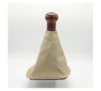 Aimazom Car Gear Shift Knob for Santana 3000 2004-2007 5 Speed Shift Knob Head Rod for Modification and Replacement(Beige)