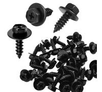 AIMCOCO Bumper Cover Splash Shield Mud Flap Guard Screw Fasteners 10mm Bolt Front Fender Liner Screws Set for Toyota Lexus 90159-60498 RAV4 Avalon Camry Highlander Prius ES300h ES350 GS350, 50pcs