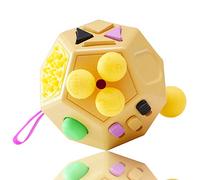 AimdonR 12-Sided Fidget Cube, 12 Sides Fidget Cube Toy Against Stress and Anxiety, Depression, Anti-Dice for Children and Adults