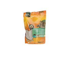 Aimé Bath soil for Chinchilla | Cage base | Made from natural minerals | Maintains and shines the hair of Chinchilla | Hygiene and Wellness of Rodents | 3 kg