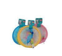 Aimé Kawaii Spring Tunnel Toy - Apartment Cat Game - Stimulates Movement and Hearing - Spring Effect Cat Toy - End Baits - Length 25 cm - Random Colour: Yellow, Blue, Pink