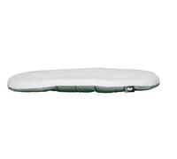 Aime Oval Cushion for Medium Dogs, Comfort Bed, Modern Design, Mandala Grey - Size M, Diameter 70 x 44 x 2.5 cm