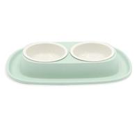 Aimé Removable Double Container for Dogs and Cats with Non-Slip and Overflow Proof Holder Capacity 2 x 230 ml