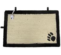 Aime Scratching Mat for Cats, Durable Sisal Mat, Mat with Mouse Toy, Size 35 x 55 cm
