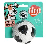 Aimé Toy Ball for Dogs with Sound and Meat Smell 8 cm Long, S