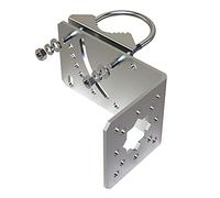 Aimeboost Pole Mount Bracket to Wall Hardware Accessories for Outside Home Antenna Pole Holder Antenna Pole Mount Kits [ Without The Pole ] Adjustable Angle