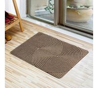 AIMECO Washable Door mats, Non-Slip Door Mat 45 x 75 cm Rugs for Entryway Outdoor Bathroom Kitchen Laundry Hallway Runner Mat Indoor,Brown