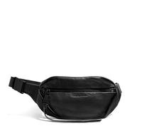 Aimee Kestenberg Milan Bum Bag - Crossbody Fanny Pack for Women - Small Leather Purse - Adjustable Shoulder, Chest or Belt Bag, Black Black, One Size