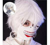 Aimee shine Tokyo Ghoul Kaneki Ken Cosplay Costume new White Mask