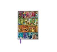 Aimee Stewart: A Stitch in Time Bookshelf (Foiled Pocket Journal) (Flame Tree Pocket Notebooks)