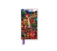 Aimee Stewart: Treasure Hunt Bookshelves (Foiled Slimline Journal) (Flame Tree Slimline Journals)