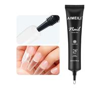 AIMEILI Gel Nail Glue for Press On Tips - Extra Strong Adhesive Rhinestone Extension and Fake Tips - Long-Lasting Hold, Lamp Curing Needed 22g