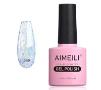 AIMEILI Gel Nail Polish, UV LED Soak Off Nail Art Manicure Pedicure Ideal for Salon Studios & Home Use, Long Lasting & Easy to Apply - (569) 10ml