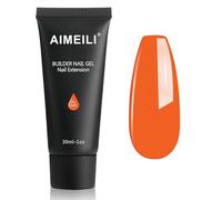 AIMEILI Nail Extension Gel 30ML, False Nail UV LED Nail Enhancement Gel Builder for DIY Salon Nail Art Design 043