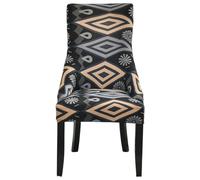 AIMENJOY Dining Chair Covers Stretch Wingback Armchair Slipcovers Recliner Chair Protector for Dining Room Kitchen Banquet Hotel Home Decor (A-20,4)