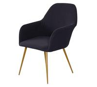 AIMENJOY Dining Room Chair Covers Slipcovers, Stretch Removable Dining Chair Protector Decoration Cover with Armrest Seat Slipcover for Living Room, Kitchen, Hotel, Office (Dark grey,2)