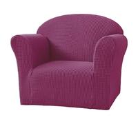 AIMENJOY Kids Sofa Cover High Stretch Children's Chair Cover Mini Size Sofa Slipcovers, 1 Seat Armchair Couch Cover for Children/Toddlers/Baby (Purple)