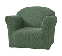 AIMENJOY Kids Sofa Cover High Stretch Children's Chair Cover Mini Size Sofa Slipcovers, 1 Seat Armchair Couch Cover for Children/Toddlers/Baby (Green -4)