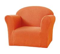 AIMENJOY Kids Sofa Cover High Stretch Children's Chair Cover Mini Size Sofa Slipcovers, 1 Seat Armchair Couch Cover for Children/Toddlers/Baby (Orange)