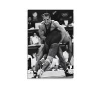 Aimery Aleksandr Karelin Wrestling Competition Poster Black And White Photography Poster Canvas Wall Art Prints for Wall Decor Room Decor Bedroom Decor Gifts Posters Unframed 12x18inch(30x45cm