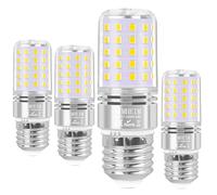 AIMHEIM Dimmable LED Bulb, 8W 4000K Natural White Equivalent 80W Incandescent, Flicker-Free E27 Corn LED Screw, Pack of 4