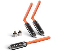 AIMIBO 2026 Wireless HDMI Transmitter and 2 Receivers, Stream to 6 TVs, 4K Input 1080P@60Hz, 5dBi HG Antennas & Low Latency Cast Video for Laptop, TV Box to Multiple TVs Monitors Projectors - 50m