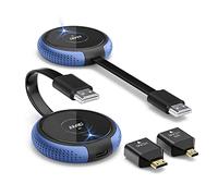 AIMIBO 4K HDMI Wireless Transmitter and Receiver- 5G Wireless HDMI Video Sender and Receiver, Plug & Play, 165FT Extender Streaming Video Audio for Laptop Phone Box Camera PC to TV Monitor Projector